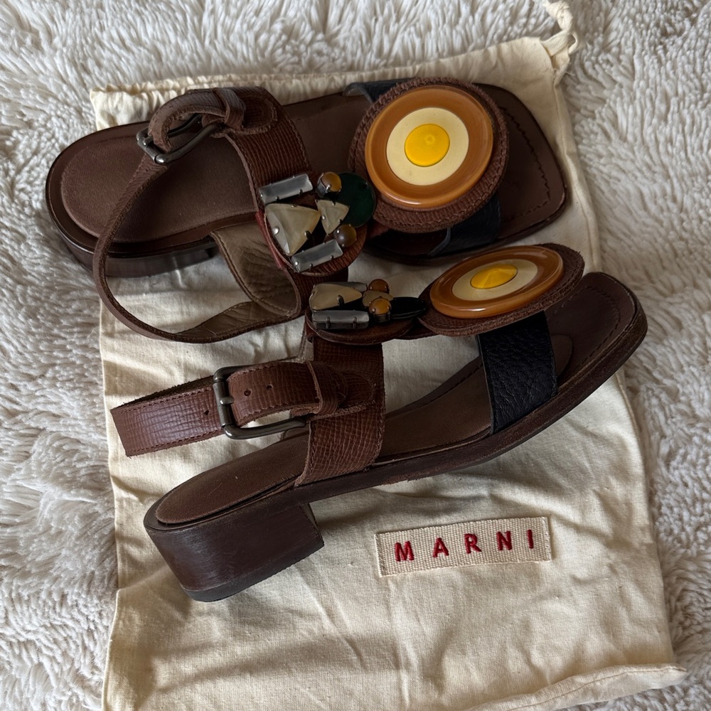 Marni Sandals size 37.5 - Picture 4 of 6